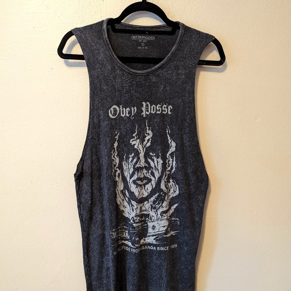 Obey Posse Obey Propaganda T Shirt Dress Size Small